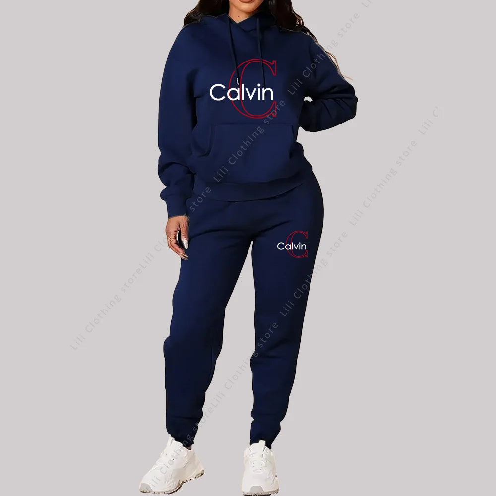 Aesthetic Hoodie & Sweatpants 2-Piece Tracksuit