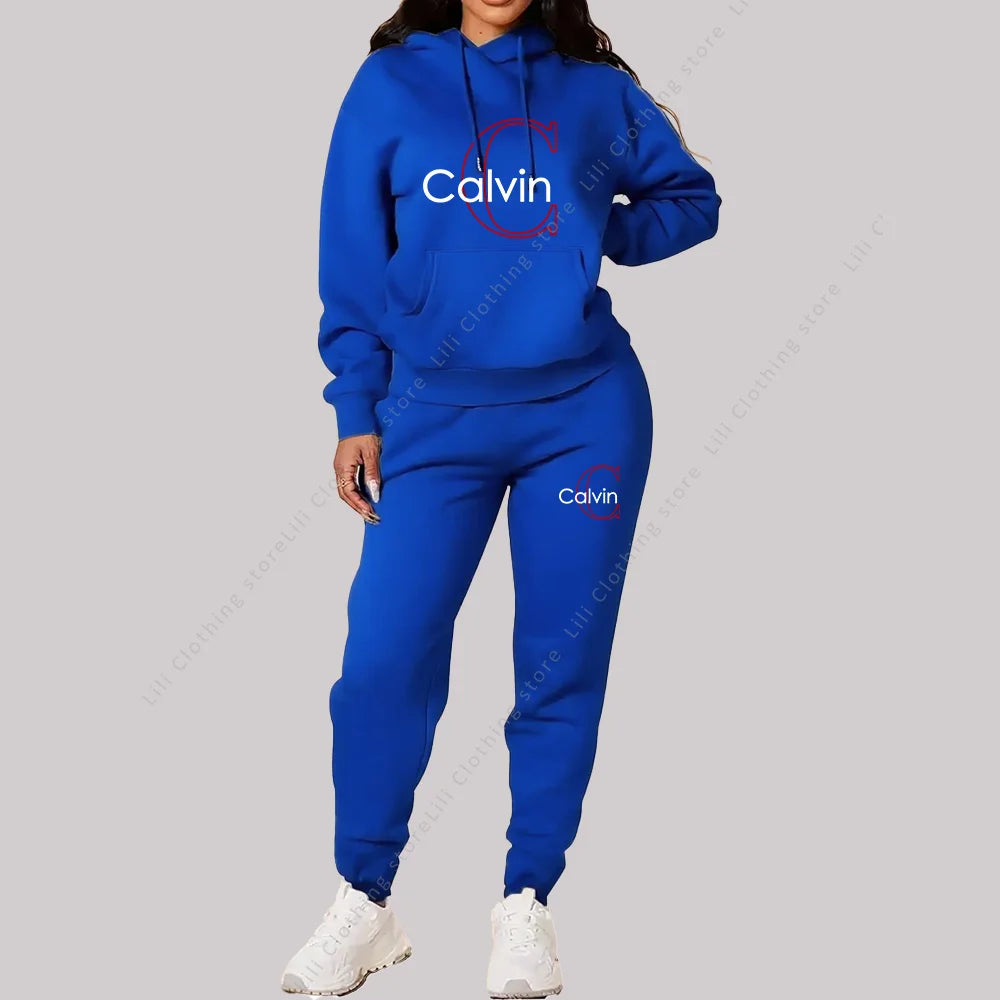 Aesthetic Hoodie & Sweatpants 2-Piece Tracksuit