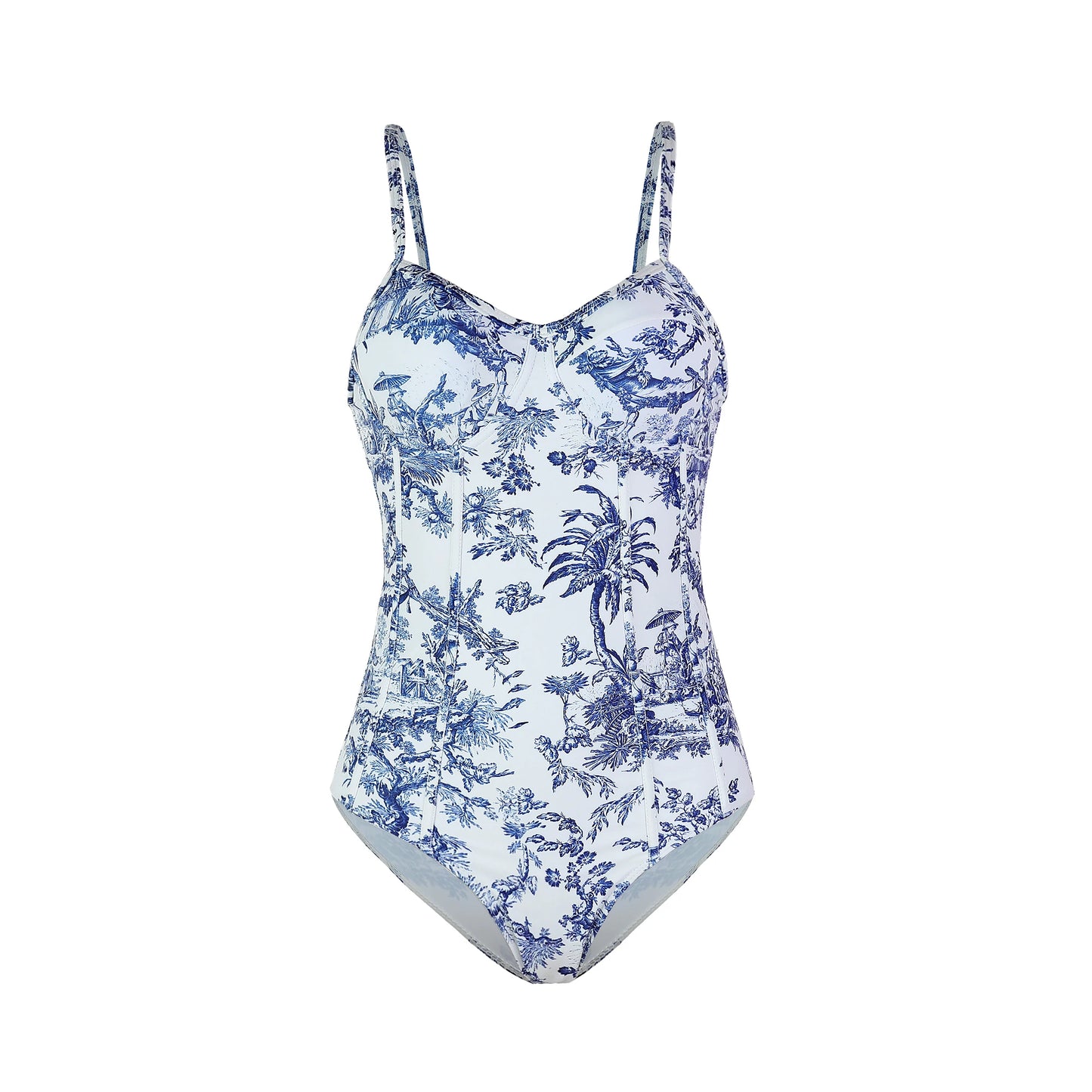 Push-Up Monokini Skirt Bikini Set