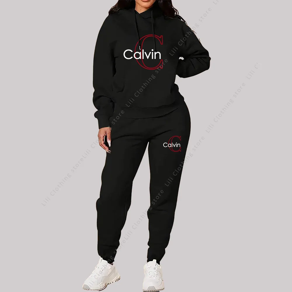 Aesthetic Hoodie & Sweatpants 2-Piece Tracksuit
