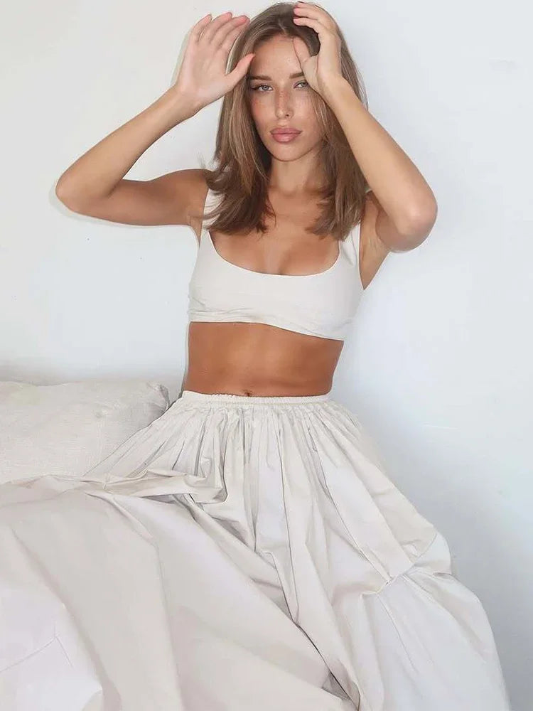 Striped Lantern Pant 3-Piece Street Outfit