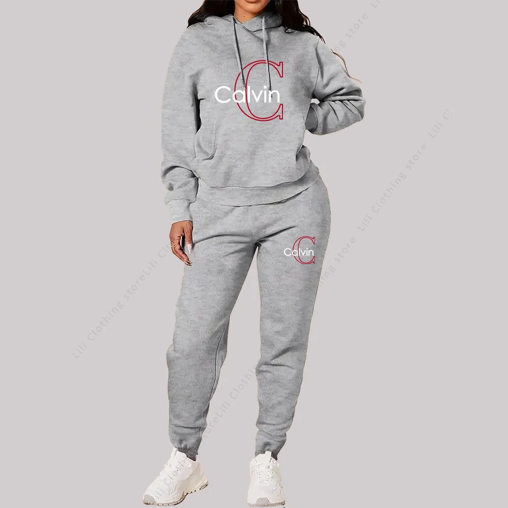 Aesthetic Hoodie & Sweatpants 2-Piece Tracksuit