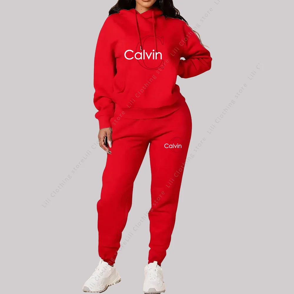 Aesthetic Hoodie & Sweatpants 2-Piece Tracksuit