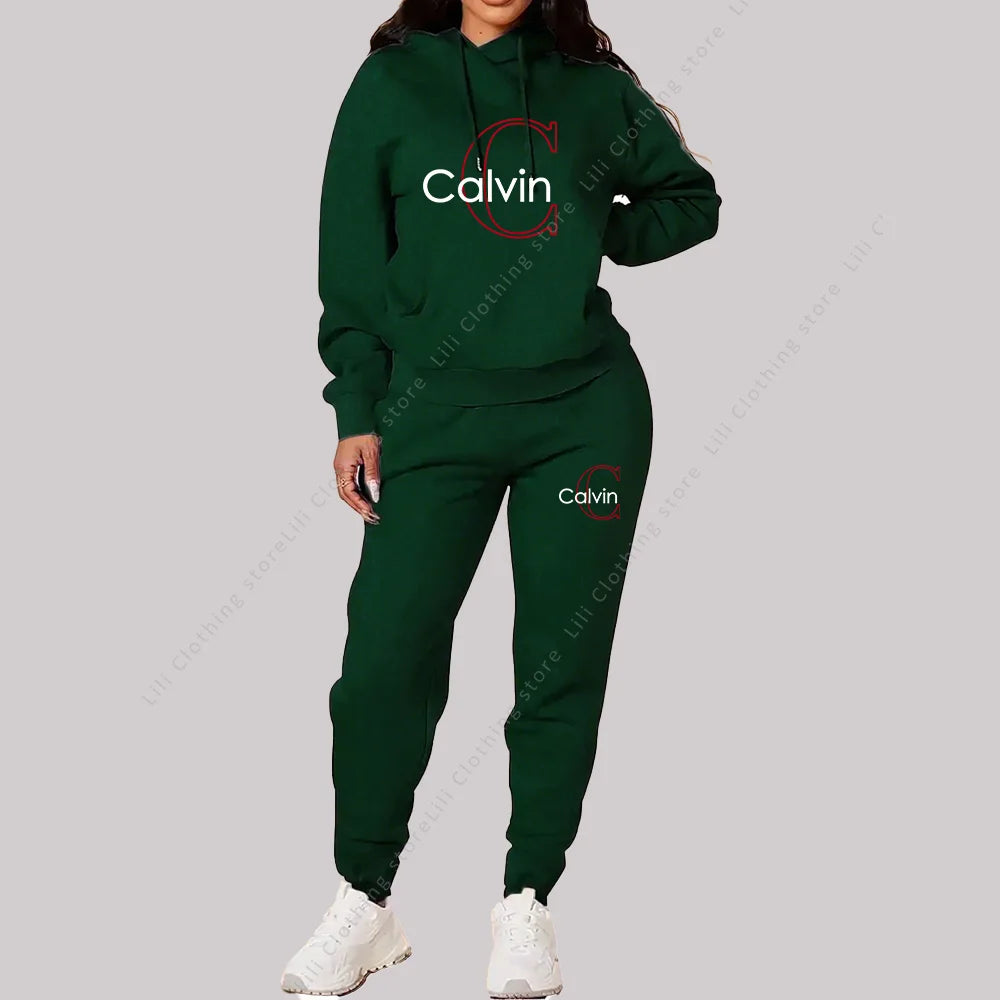 Aesthetic Hoodie & Sweatpants 2-Piece Tracksuit