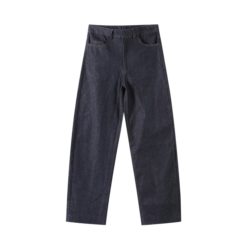 Retro Denim Vest Suit Jacket Pant 3 Piece Sets