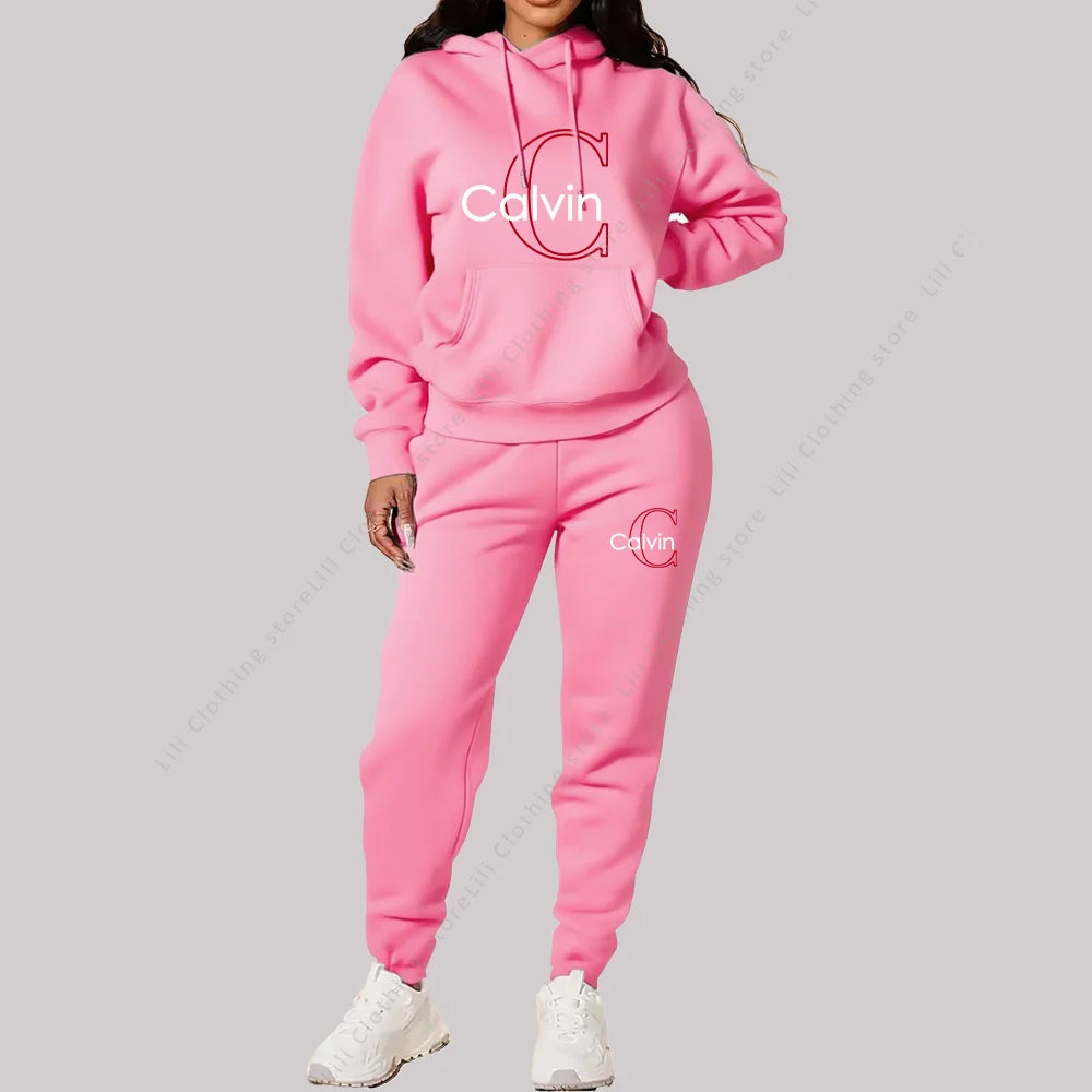 Aesthetic Hoodie & Sweatpants 2-Piece Tracksuit
