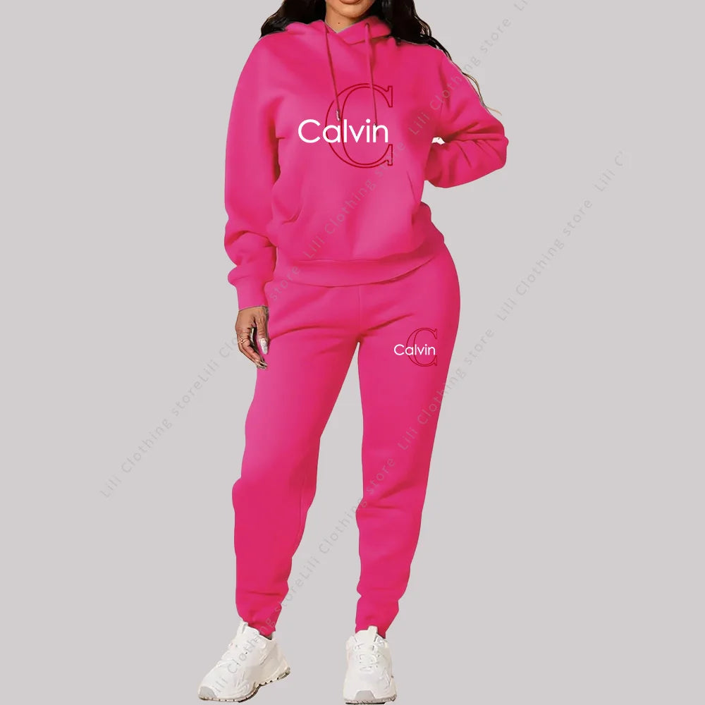 Aesthetic Hoodie & Sweatpants 2-Piece Tracksuit